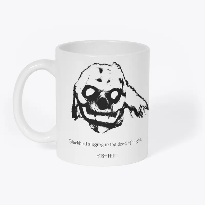 Jumpscare Mask Mug White