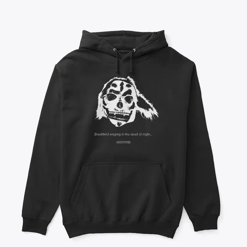 Jumpscare Mask Hoodie Black