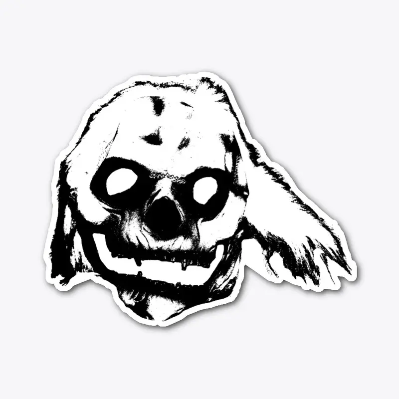 Jumpscare Mask Sticker